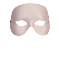 white cocktail mask