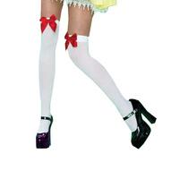 White Stockings with Red Bows