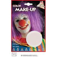 white clown fancy dress face paint