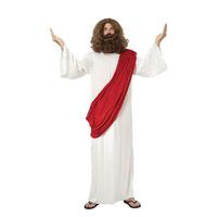 White & Red Mens Jesus Costume