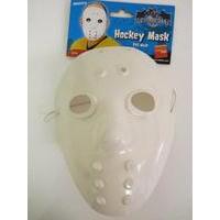 white halloween hockey mask