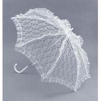 White Lace Victorian Parasol