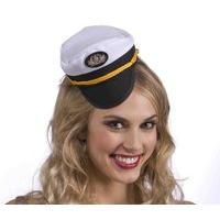 White Ladies Mini Captain Cap