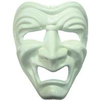 White Sad Theatrical Mask