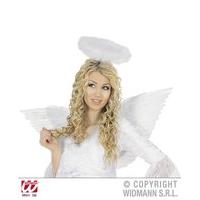 White Marabou Halo Headband