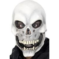 White Skull Overhead Fancy Dress Mask.