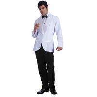 White Men\'s Formal Jacket Costume