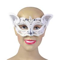 White Mouse Masquerade Eye Mask