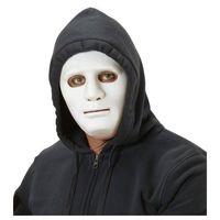 white anonymous face mask