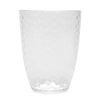 wham dimpled short tumbler white white