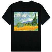Wheatfield with Cypresses; 1889