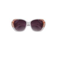 White Baroque Detail Sunglasses