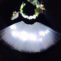 white angel led light up tutu headband set for kidsgirlsadultshallowee ...