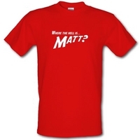 Where The Hell Is Matt? male t-shirt.