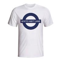 White Hart Lane London Tube T-shirt (white)