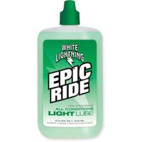 white lightning epic ride lubricant 240ml bottle lubrication