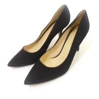 Whistles, size 7/41 black suede court shoes