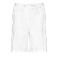 White Cotton Shorts, White