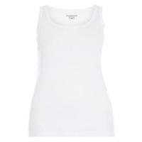 White Rib Vest, White