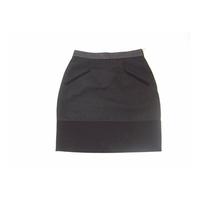 Whistles Textured Jacquard Black Skirt Size 16