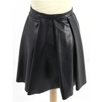 whistles size 6 black pleated skirt