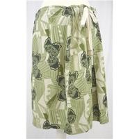 white stuff size 12 green knee length skirt