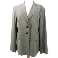 Whistles Size 14 Grey Suit Jacket