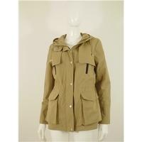 Whistles Size M Beige Lightweight Hooded Jacket / Coat