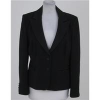 whistles size 14 black two button jacket