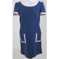 Whistles Size 10 navy-blue wool dress