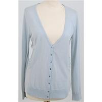 Whistles, size S powder blue cashmere cardigan