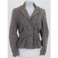 Whistles Size: 10 Brown cotton jacket