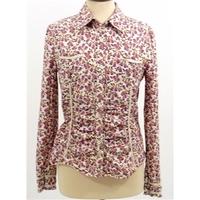 Whistles size 12 Pink and Cream Floral Blouse