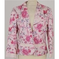 whistles size 14 pink patterned jacket