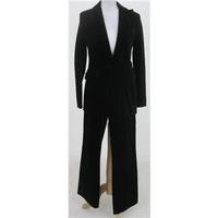 Whistles: Size 8: Black velvet trouser suit