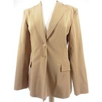 Whistles 12 Light Brown Woollen Mix Blazer Jacket