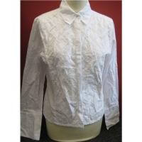 White shirt - M&S - 12 M&S Marks & Spencer - Size: 12 - White - Blouse