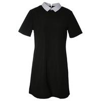 White Collar Tunic Dress - Size: L