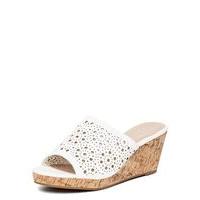 White Punch Out Wedges, White