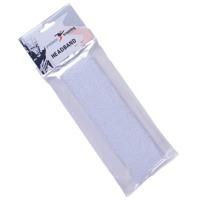 White Elasticated Sports Headband