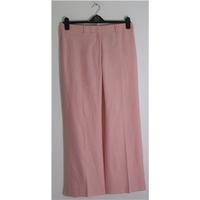 Whistles Straight Leg Pink Trousers UK Size 12 / Euro Size 40 / Leg Length 32\