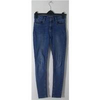 Whistles Skinny Leg Medium Blue Denim Stretch Jeans Size 6 / Leg Length 29\