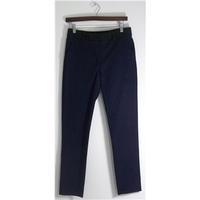 Whistles Skinny Leg Navy Stretch Trousers UK Size 8 / Euro Size 36 / Leg Length 28\