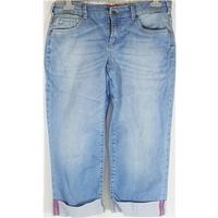 White Stuff - size 10 - blue - cropped jeans