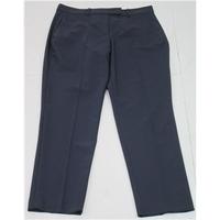 Whistles size 10 navy fine wool blend smart trousers