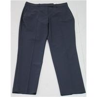 whistles size 10 navy fine wool blend smart trousers