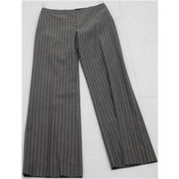 Whistles, size 14 grey with pink pinstripe trousers