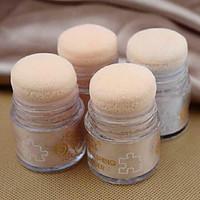 Whitening Soft Makeup Loose Powder Finishing Powder Concealer 8g 1Pc 4Colors(with Puff)