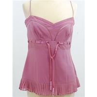 Whistles size 10 Dusky Pink Camisole Top with skinny Straps