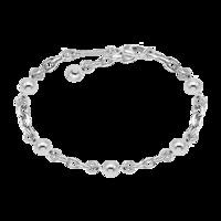 White Gold Plated Sterling Silver Bracelet